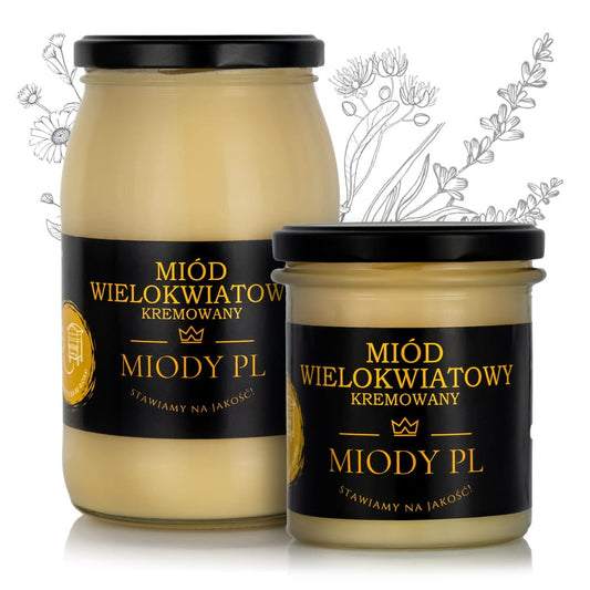 Miód wielokwiatowy kremowy